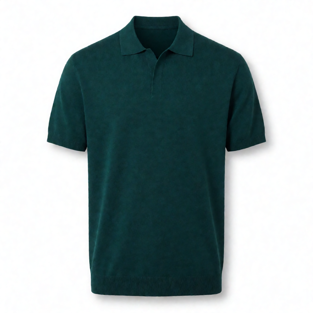 Premium Vintage Polo - Forest Teal