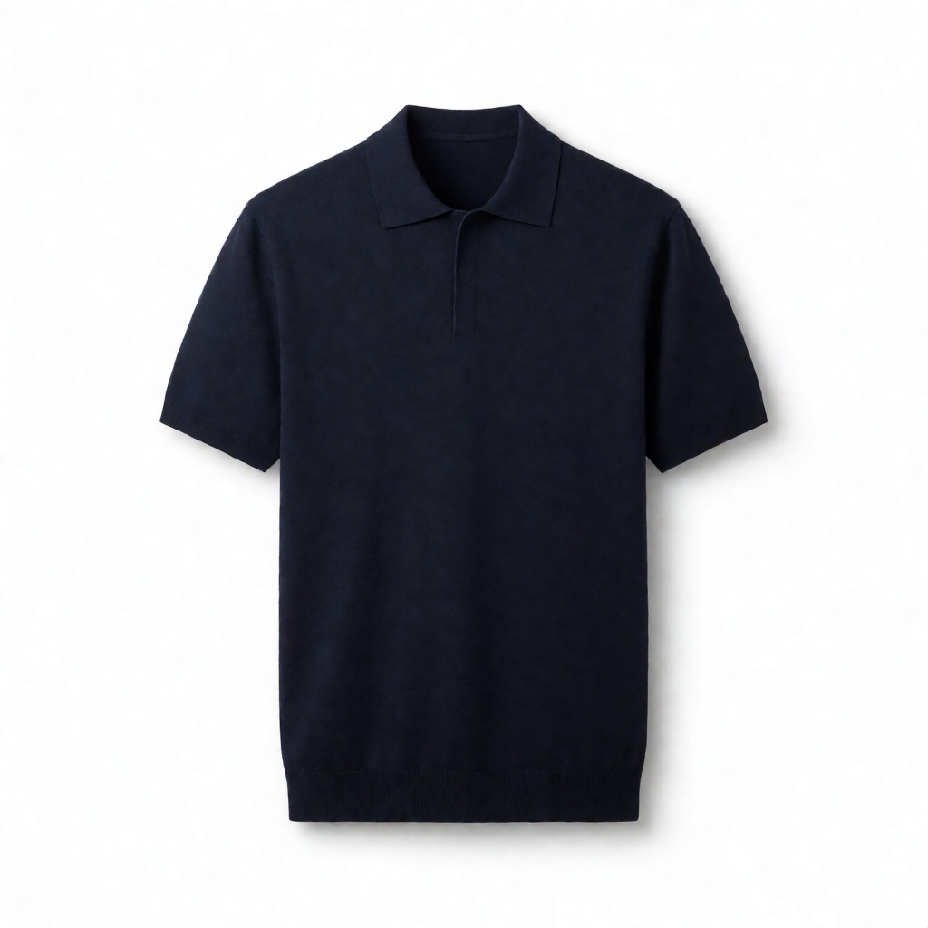 Premium Vintage Polo - Midnight Navy