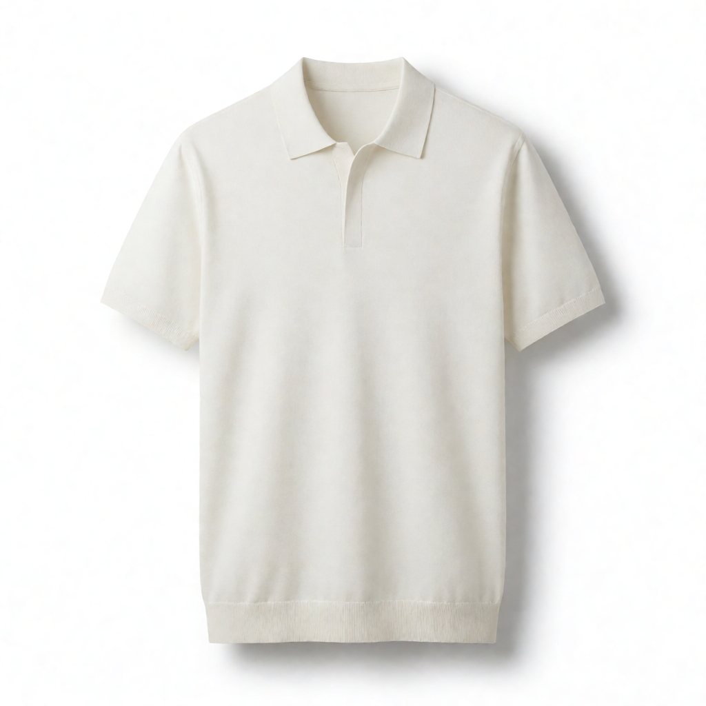 Premium Vintage Polo - Off White
