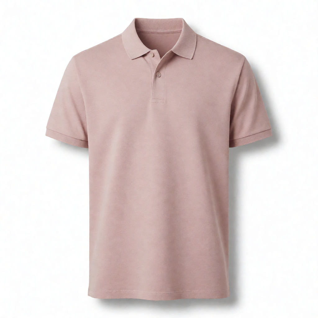 Imported Big Size Polo - Dusty Pink