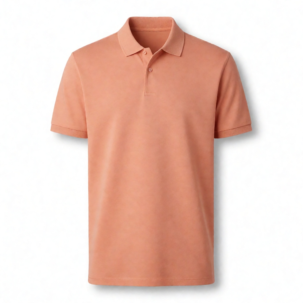 Imported Big Size Polo - Salmon Peach