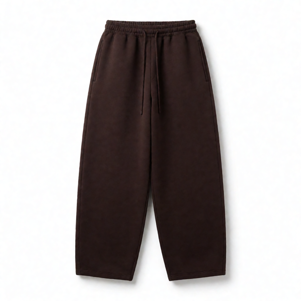 Cotton Looper Baggy Lower - Dark Chocolate