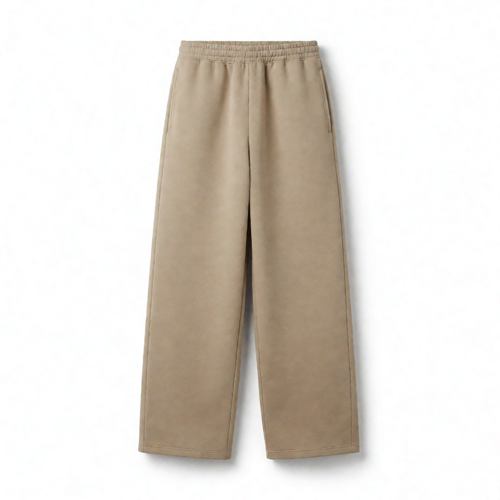 Cotton Looper Baggy Lower - Sand Beige