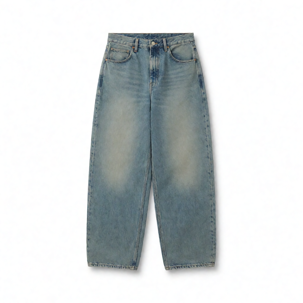 Vintage Shade Baggy Denims - Vintage Acid Wash